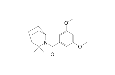 2-(3,5-dimethoxybenzoyl)-3,3-dimethyl-2-azabicyclo[2.2.2]octane