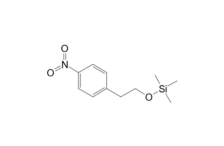 Benzeneethanol, 4-nitro-, tms derivative