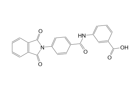benzoic acid, 3-[[4-(1,3-dihydro-1,3-dioxo-2H-isoindol-2-yl)benzoyl]amino]-