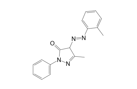3-methyl-1-phenyl-4-(o-tolylazo)-2-pyrazolin-5-one
