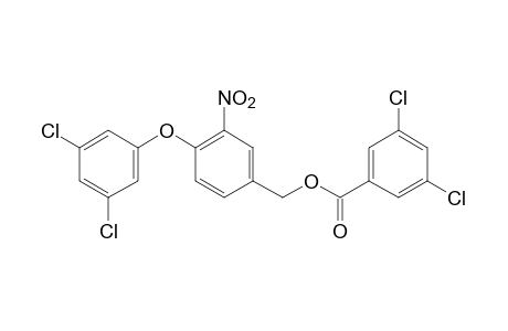4-(3,5-dichlorophenoxy)-3-nitrobenzyl alcohol, 3,5-dichlorobenzoate (ester)