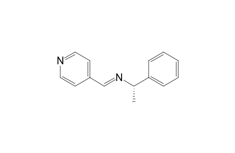 (S)-N-(4-Pyridylmethylidene)-1-phenylethanamine
