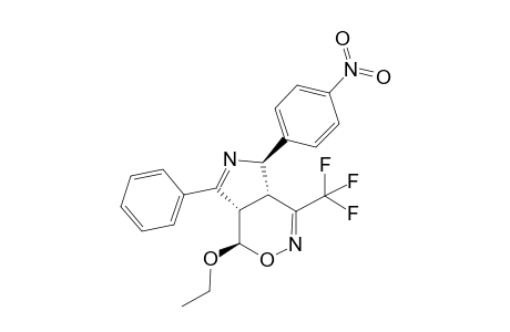 (1R,3aS,4R,7aR)-4-Ethoxy-1-(4-nitro-phenyl)-3-phenyl-7-trifluoromethyl-1,3a,4,7a-tetrahydro-5-oxa-2,6-diaza-indene