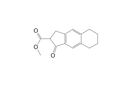 3-keto-1,2,5,6,7,8-hexahydrobenz[f]indene-2-carboxylic acid methyl ester