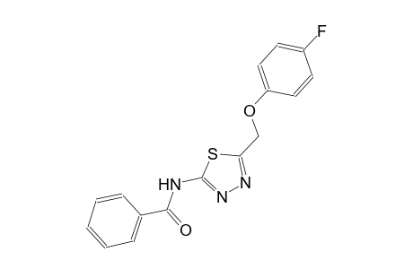 N-{5-[(4-fluorophenoxy)methyl]-1,3,4-thiadiazol-2-yl}benzamide