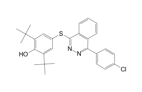 2,6-Ditert-butyl-4-[[4-(4-chlorophenyl)-1-phthalazinyl]thio]phenol