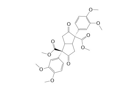 Dimethyl 2,6-Bis[3,4-(dimethoxy)phenyl]-3,7-dioxobicyclo[3.3.0]octane-2,6-dicarboxylate