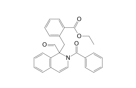 Ethyl 2-[(2'-benzoyl-1',2'-dihydro-1'-formyl-1'-isoquinolyl)methyl]benzoate