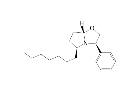 Pyrrolo[2,1-b]oxazole, 5-heptylhexahydro-3-phenyl-, [3R-(3.alpha.,5.alpha.,7a.alpha.)]-