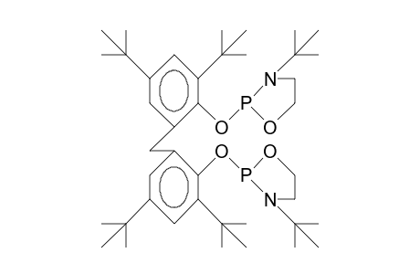 2,2'-(Methylene-([4,6-di-tert-butyl-2,1-phenylene]-oxy)-bis(3-tert-butyl-1,3,2-oxazaphospholidine))