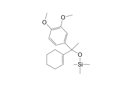 (1-(cyclohex-1-en-1-yl)-1-(3,4-dimethoxyphenyl)ethoxy)trimethylsilane