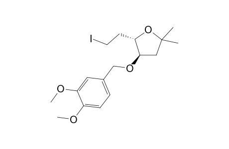 (4R,5S)-4-(3,4-Dimethoxy-benzyloxy)-5-(2-iodo-ethyl)-2,2-dimethyl-tetrahydro-furan