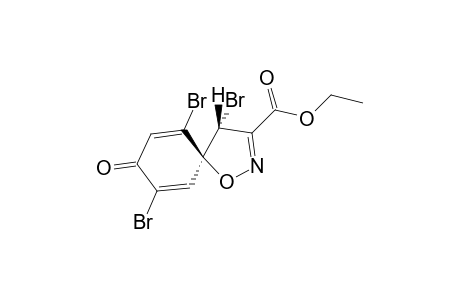 Ethyl (4R,5R)-4,6,9-tribromo-8-oxo-1-oxa-2-azaspiro[4.5]deca-2,6,9-triene-3-carboxylate