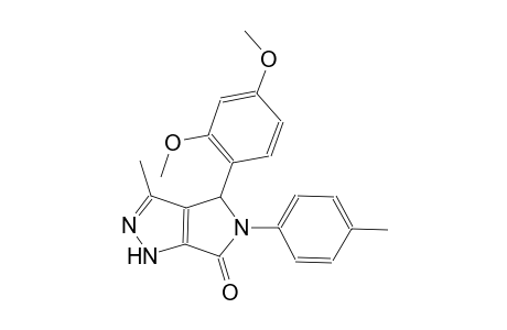 4-(2,4-dimethoxyphenyl)-3-methyl-5-(4-methylphenyl)-4,5-dihydropyrrolo[3,4-c]pyrazol-6(1H)-one
