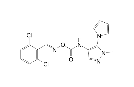 2,6-dichlorobenzaldehyde, O-{[1-methyl-5-(pyrrol-1-yl)pyrazol-4-yl]carbamoyl}oxime