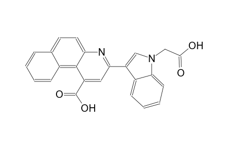 3-[1-(carboxymethyl)-1H-indol-3-yl]benzo[f]quinoline-1-carboxylic acid