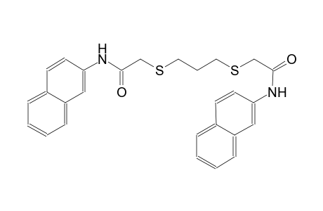 2-[3-[[2-keto-2-(2-naphthylamino)ethyl]thio]propylthio]-N-(2-naphthyl)acetamide