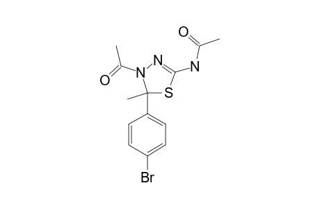 5-ACETAMIDO-3-N-ACETYL-2-(4'-BROMOPHENYL)-2-METHYL-1,3,4-THIADIAZOLINE