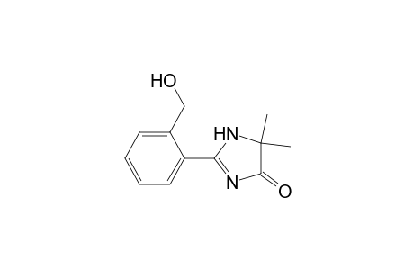 4H-Imidazol-4-one, 1,5-dihydro-2-[2-(hydroxymethyl)phenyl]-5,5-dimethyl-
