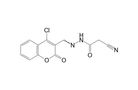 N'-((4-Chloro-2-oxo-2H-chromen-3-yl)methylene)-2-cyanoacetohydrazide