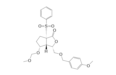 (1S,4S,5S,6R)-6-(Methoxymethyl)oxy-4-{[(4'-methoxyphenyl)methyl]oxy}methyl-1-(phenylsulfonyl)-3-oxabicyclo[3.3.0]octane-2-one