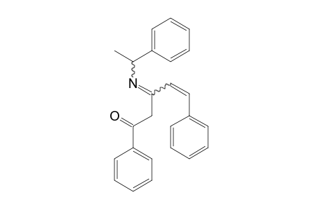 (R)-1,5-Diphenyl-3-N-(.alpha.-methylbenzyl)imino-2,4-pentadien-1-one