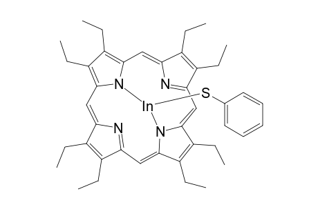 Indium, (benzenethiolato)[2,3,7,8,12,13,17,18-octaethyl-21H,23H-porphinato(2-)-N21,N22,N23,N24]-, (SP-5-12)-