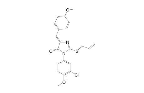 4H-imidazol-4-one, 3-(3-chloro-4-methoxyphenyl)-3,5-dihydro-5-[(4-methoxyphenyl)methylene]-2-(2-propenylthio)-, (5Z)-