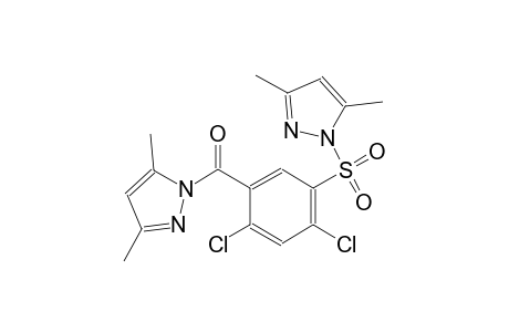 1H-pyrazole, 1-[2,4-dichloro-5-[(3,5-dimethyl-1H-pyrazol-1-yl)sulfonyl]benzoyl]-3,5-dimethyl-