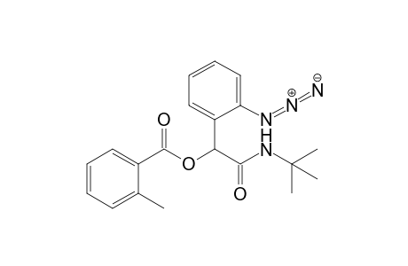1-(2-Azidophenyl)-2-(tert-butylamino)-2-oxoethyl 2-methylbenzoate