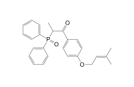1-Propanone, 2-(diphenylphosphinyl)-1-[4-[(3-methyl-2-butenyl)oxy]phenyl]-