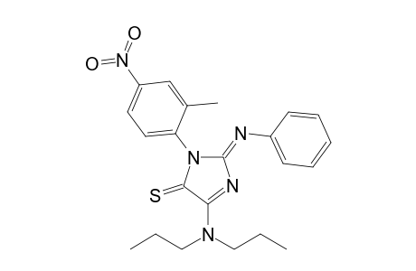 1-(2-Methyl-4-nitrophenyl)-4-(di-n-propylamino)-2-(phenylimino)-3-imidazoline-5-thione