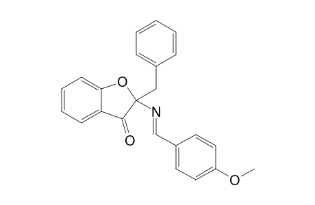 2-Benzyl-2-(4-methoxybenzylidene)amino-3(2H)-benzofuranone