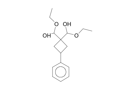 3-PHENYLCYCLOBUTANE-1,1-DICARBOXYLIC ACID, DIETHYL ESTER