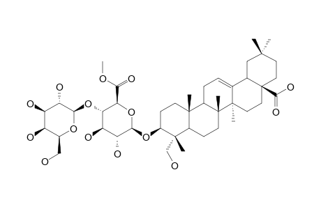 3-O-BETA-[GALACTOPYRANOSYL-(1->4)-(6-O-METHYL)-GLUCURONOPYRANOSYL]-HEDERAGENIN
