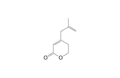 2H-Pyran-2-one, 5,6-dihydro-4-(2-methyl-1-propen-3-yl)-