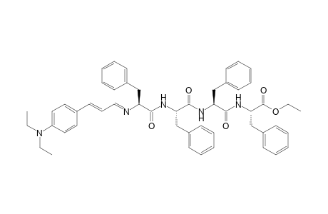 L-Phenylalanine, N-[N-[N-[N-[3-[4-(diethylamino)phenyl]-2-propenylidene]-L-phenylalanyl]-L-phenylalanyl]-L-phenylalanyl]-, ethyl ester