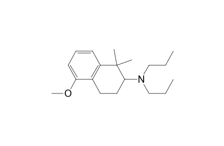 2-Naphthalenamine, 1,2,3,4-tetrahydro-5-methoxy-1,1-dimethyl-N,N-dipropyl-
