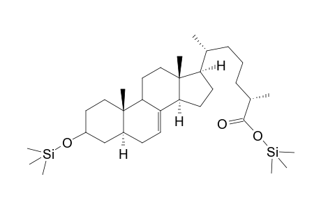 Trimethylsilyl (2S,6R)-6-((5S,10S,13R,14R,17R)-10,13-dimethyl-3-((trimethylsilyl)oxy)-2,3,4,5,6,9,10,11,12,13,14,15,16,17-tetradecahydro-1H-cyclopenta[a]phenanthren-17-yl)-2-methylheptanoate