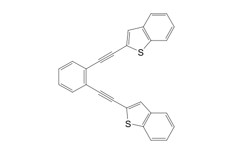 2-[2-[2-[2-(benzothiophen-2-yl)ethynyl]phenyl]ethynyl]benzothiophene