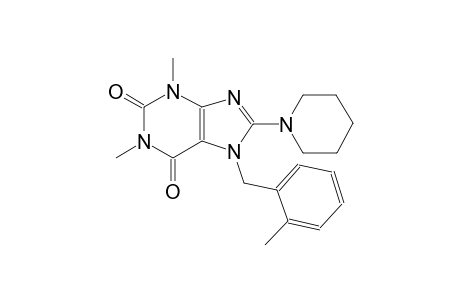 1H-purine-2,6-dione, 3,7-dihydro-1,3-dimethyl-7-[(2-methylphenyl)methyl]-8-(1-piperidinyl)-