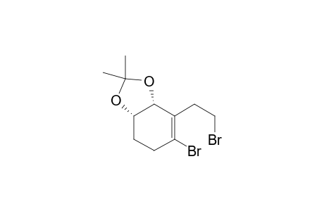 6-Bromo-7-(2-bromoethyl)-2,2-dimethyl-(3aS,7aR)-3a,4,5,7a-tetrahydrobenzo[d][1,3]dioxole