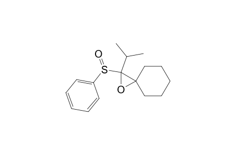 1-Oxaspiro[2.5]octane, 2-(1-methylethyl)-2-(phenylsulfinyl)-