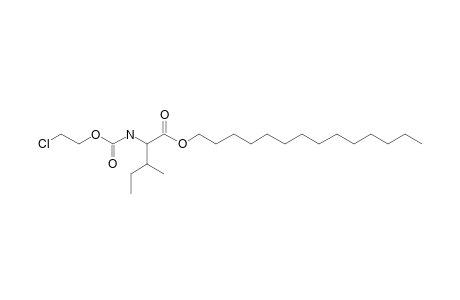 L-Isoleucine, N-(2-chloroethoxycarbonyl)-, tetradecyl ester