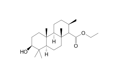Ethyl 1,2,3,4,4a,4b,5,6,7,8,8a,9,10,10a-Tetradecahydro-7-hydroxy-2,4b,8,8,10a-pentamethylphenanthrene-1-carboxylate