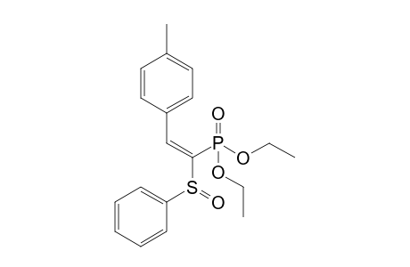 Diethyl (E)-2-(4-methylphenyl)-1-(phenylsulfinyl)ethenylphosphonate