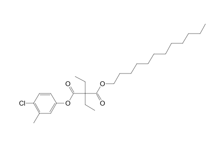 Diethylmalonic acid, 4-chloro-3-methylphenyl dodecyl ester