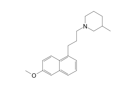 1-[3-(6-Methoxynaphthalen-1-yl)propyl]-3-methylpiperidine