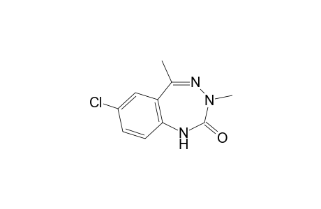 3H-1,3,4-Benzotriazepine, 7-chloro-3,5-dimethyl-2-oxo-1,2-dihydro-