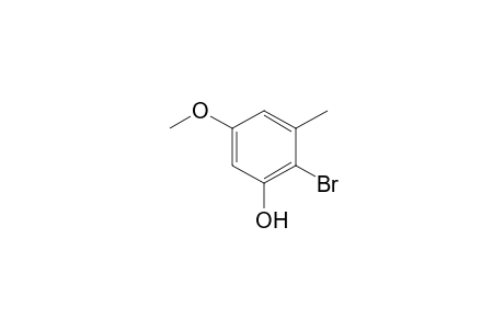 2-bromo-5-methoxy-m-cresol